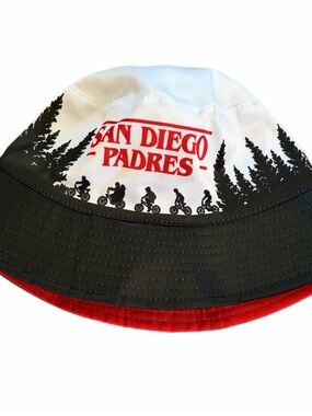 Stranger Things San Diego Padres x Stranger Things bucket hat
